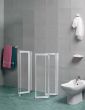 Box doccia per disabili a scomparsa, altezza 100cm per permetterle l'accesso dall'alto