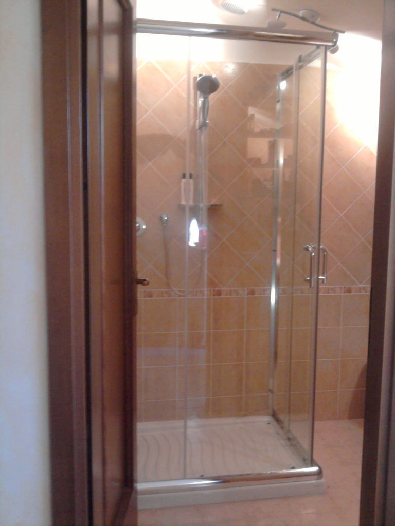 Box doccia cristallo 6 mm 2 lati, apertura scorrevole ... Doccia angolare 80x90 apertura ad angolo