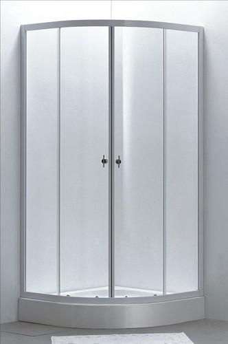 Box doccia cristallo 4 mm semicircolare, apertura scorrevole ... Box doccia piccolissimi