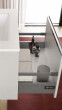 33877-Mobile Bagno Sospeso Cielo in MDF con Lavabo in Ceramica 60 cm