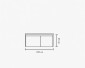 33886-Mobile Bagno Sospeso Cielo in MDF con Lavabo in Ceramica 100 cm