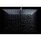 34186-Soffione Doccia Slim H. 2 mm Quadro in Acciaio