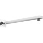 34191-Gedy Braccio Doccia Squadrato con Rosone in Ottone 35 cm - 1 2x1 2