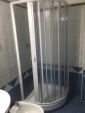 Box doccia Giove - semicircolare, 2 lati, apertura laterale Misura: 80x80 xh185 (Raggio 55 cm) Colore: Bianco