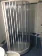 Box doccia Giove - semicircolare, 2 lati, apertura laterale Misura: 80x80 xh185 (Raggio 55 cm) Colore: Bianco