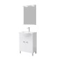 34225-Savini Due Composizione Mobile da Bagno Beta 65 cm Bianco Lucido