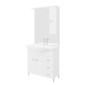 34227-Savini Due Composizione Mobile da Bagno Beta 85 cm Bianco Lucido