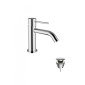 34251-Teorema Miscelatore Lavabo Jabil 25 + Piletta Click Clack Cromo