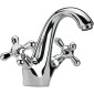 34263-Paini Monoblocco Lavabo Liberty + Piletta 11 4 Cromo