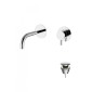34269-Teorema Batteria Lavabo Incasso a Parete Jabil 25 + Piletta Click