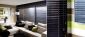 Living total black, veneziane da 35 mm su misura