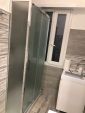 Installazione su misura di un Box doccia cristallo 6 mm - 3 lati due fissi piu' porta scorrevole - montaggio facile (opaco) Misura: 33 x 100 x 70 x h190 cm 