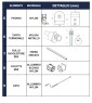 33419-Tenda da sole a rullo Tempotest 3000 con guide laterali