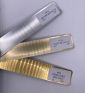 Argento metallizzato, Oro metallizzato, Oro spazzolato