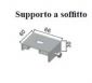 Staffa per installazione a soffitto abbinata al cassonetto della precedente immagine
