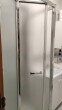 Installazione di un nostro cliente di TRECASE (NA) di un Box doccia in cristallo 6 mm - Fisso piu' porta a soffietto libro Trasparente o Opaco - Reversibile Misura: 70x90 xh190 (70 Fisso x 90 Libro) - Opaco Codice Fornitore: MAF-70-OP + M663-90-OP EAN: 80