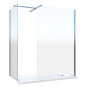 24431-Box Doccia Walk-In Angolare 2 Lati Cristallo 8mm Trasparente