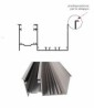 Misure guida 75x40 idonea a profili di tapparelle Standard