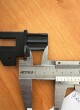 33261-Coppia di scivoli molla con cuffia per zanzariere modello a bottoni