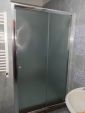 Box doccia tipo porta scorrevole in vetro temperato 6 mm opaco. Foto inviata da Fabio della provincia di Siracusa