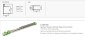 22604-Box Porta Doccia Scorrevole Soft Close Telaio CROMATO Cristallo 8mm H 200