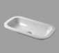 Lavabo semincasso Azzurra ceramica Glaze bianco