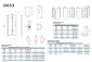 23148-Porta Doccia Apertura Combinata Libro e Battente + Vetro Fisso Cristallo Trasparente 8 MM