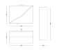 23866-Mobile bagno sospeso Friendly completo di lavabo e specchio - Colore Rovere