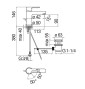24298-Miscelatore Lavabo Monocomando con Scarico NEW ROAD di Nobili