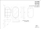 33213-Specchio Contenitore ad Arco con Cornice Nera Modello Airam