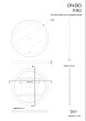 33224-Specchio Rotondo LED con Cornice Retroilluminata Modello Shine