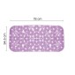 27336-Gedy Tappeto Antiscivolo Margherita Vasca 35x72 cm Lilla
