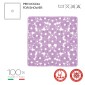 24698-Gedy Tappeto Antiscivolo Margherita Doccia 51x51 cm Lilla