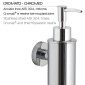 24936-Gedy Distributore di Sapone Tondo 150 ml Seal Cromo