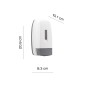 25400-Gedy Distributore di Sapone Touch 500 ml Bianco