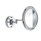 25411-Gedy Specchio Ingranditore da Muro 3x con Led Sarah Cromo