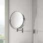 25416-Gedy Specchio Ingranditore 3x da Muro Michel Cromo