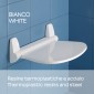 25461-Gedy Sedile Doccia Ribaltabile Sound Bianco