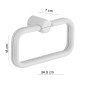 31061-Gedy Portasalviette ad Anello 2900 Bianco