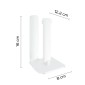 32418-Gedy Portarotolo di Riserva Outline Bianco Matt