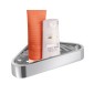 25881-Gedy Portaoggetti Doccia Angolare Outline Cromo