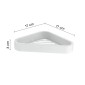 31879-Gedy Portaoggetti Doccia Angolare Outline Bianco Matt