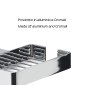 26373-Gedy Portaoggetti Doccia Singolo Lounge Cromo