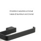26452-Gedy Portasalviette ad Anello Lounge Nero Matt