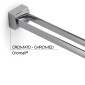 31217-Gedy Portasalviette Fisso 2 Braccia Kent Cromo