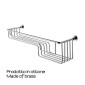 26502-Gedy Portaoggetti Vasca Doppia Profondita' Cromo
