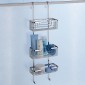 31890-Gedy Portaoggetti Doccia Rettangolare Appendibile 3 Ripiani Apollo