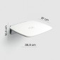33006-Gedy Sedile Doccia Prima Classe Bianco-cromo