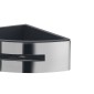 26796-Gedy Portaoggetti Doccia Angolare Poseidon Cromo-Nero