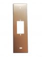 Placca in alluminio bronzo
